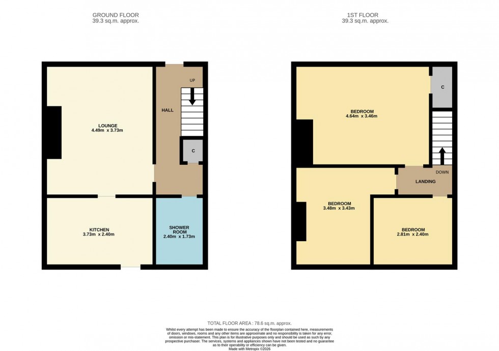 Floorplan for Arbroath Road, Dundee