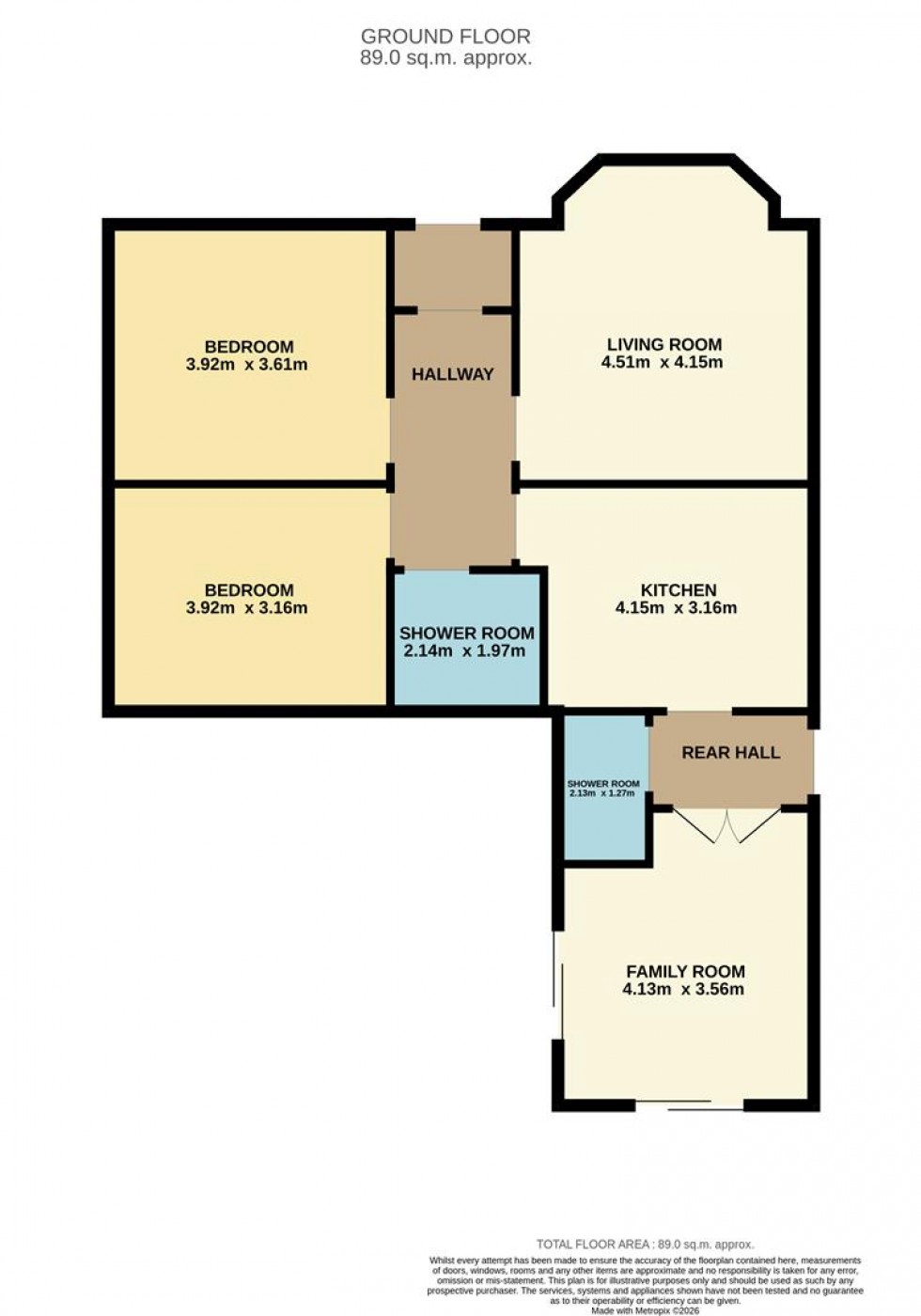 Floorplan for Clarence Road Dundee