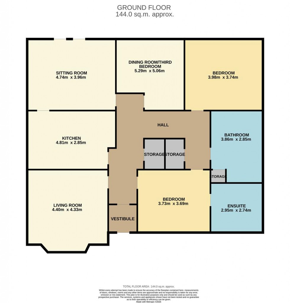 Floorplan for Old Craigie Road, Dundee