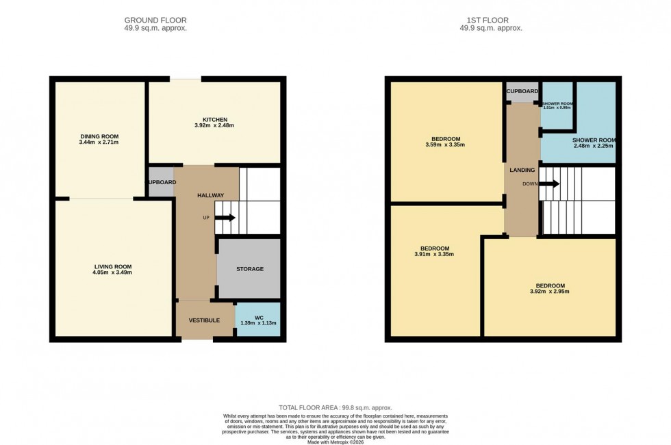 Floorplan for Kinnaird Street, Dundee