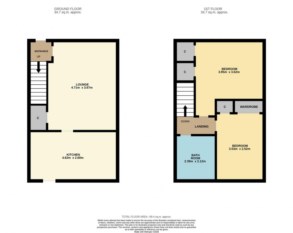 Floorplan for Finlaggan Crescent, Dundee