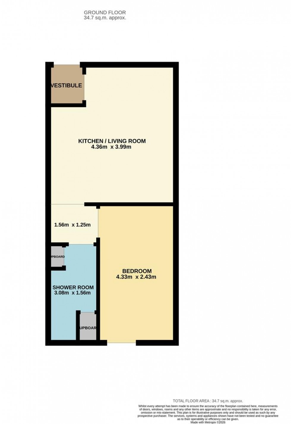 Floorplan for Lawrence Street, Broughty Ferry, Dundee