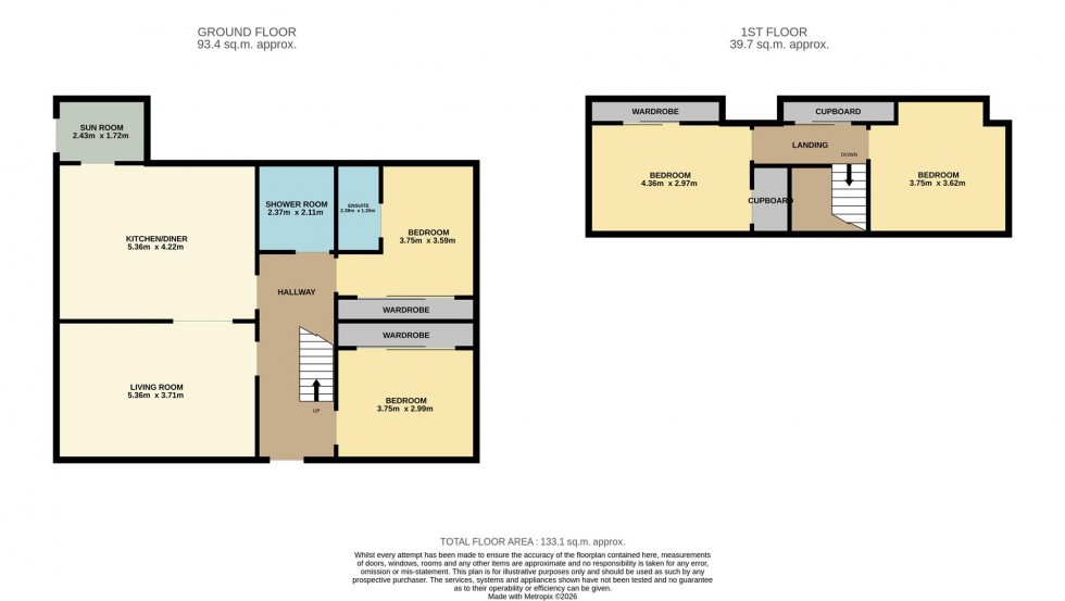 Floorplan for Buddon Drive, Monifieth, Dundee