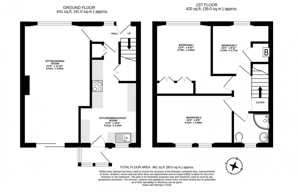 Floorplan for Kinbrae Park, Newport-On-Tay