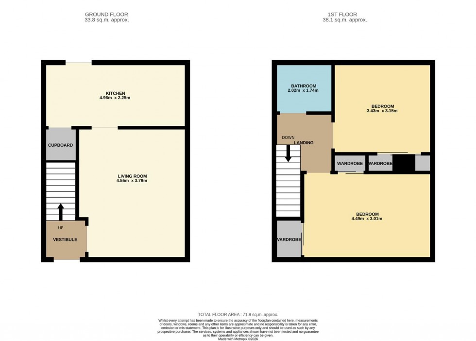 Floorplan for Balbeggie Terrace, Dundee
