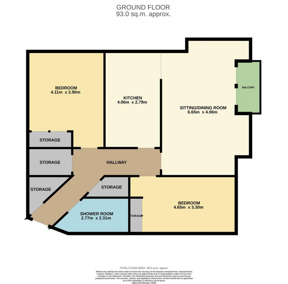 Floorplan for West Court, Dundee
