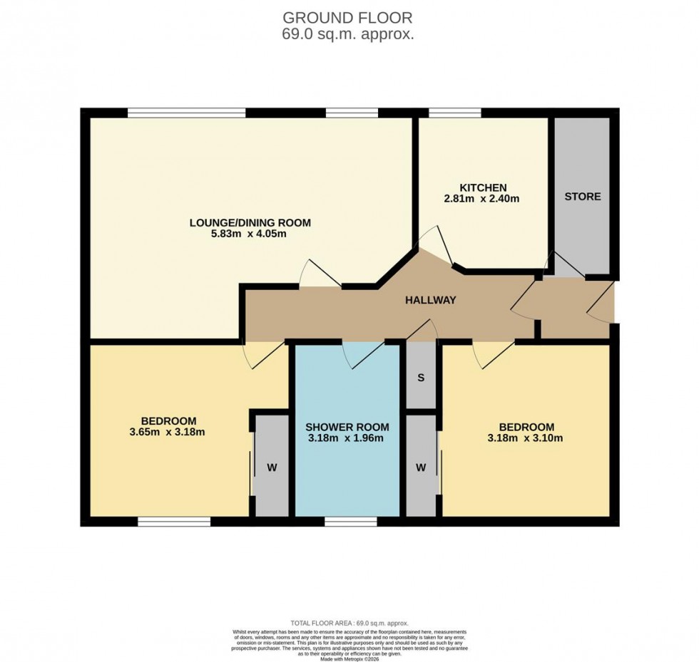 Floorplan for Lorne Crescent, Monifieth, Dundee