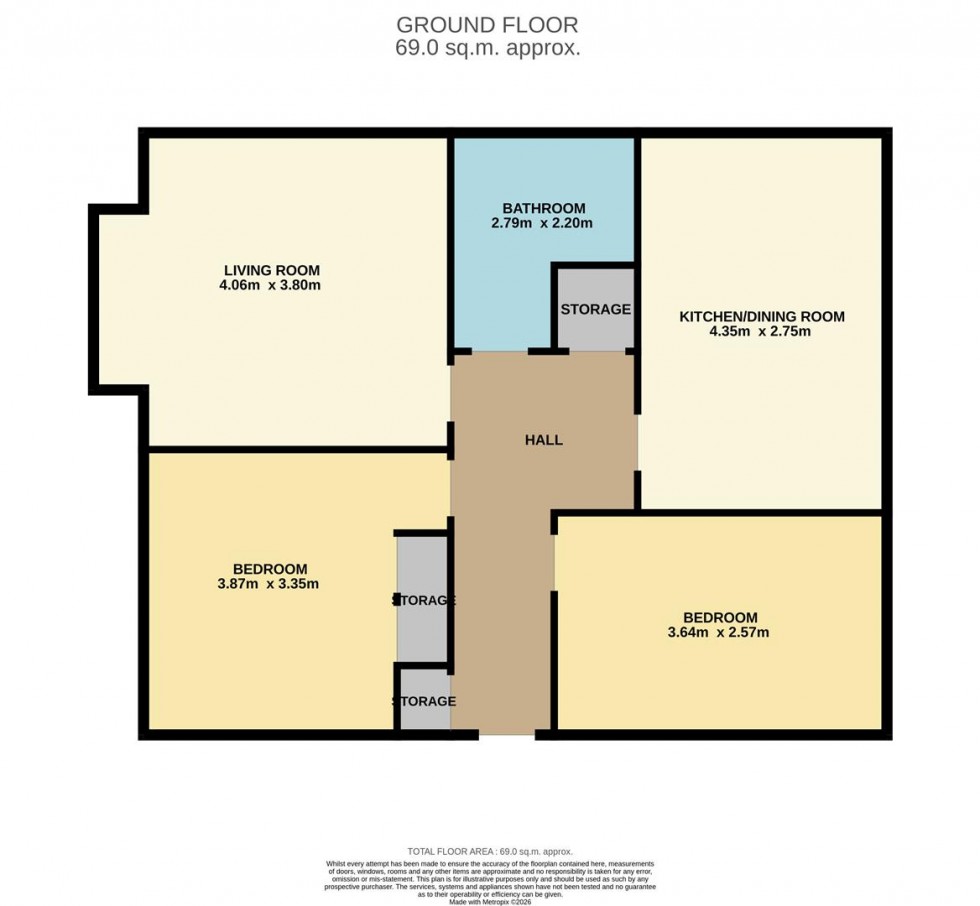 Floorplan for Alexander Street, Dundee