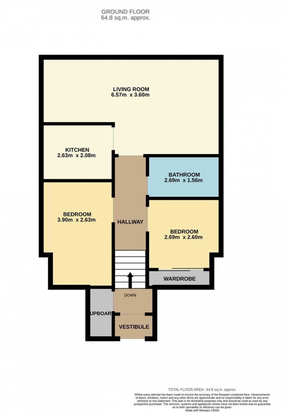 Floorplan for Lorne Crescent, Monifieth