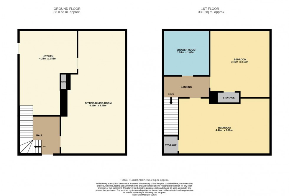 Floorplan for Newton Road, Dundee