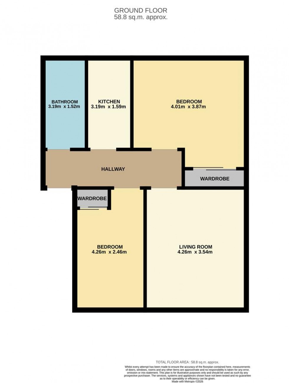 Floorplan for Scott Street, Dundee