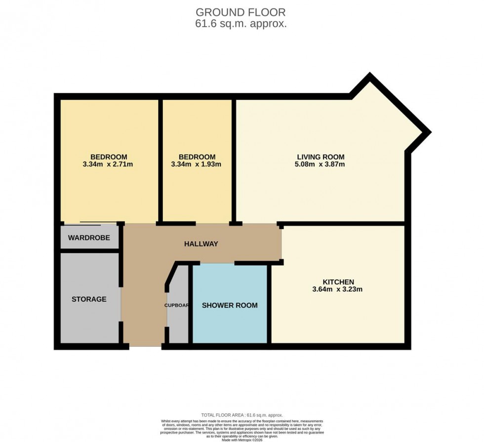 Floorplan for Rosebank Street, Dundee