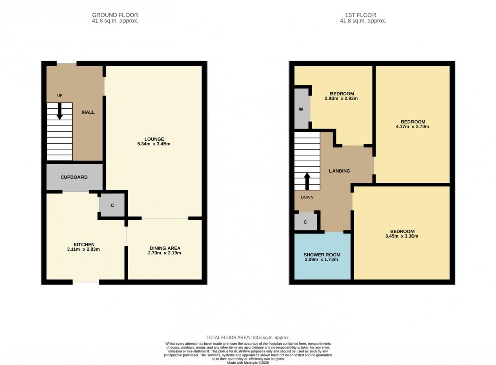 Floorplan for Ballindean Place, Dundee