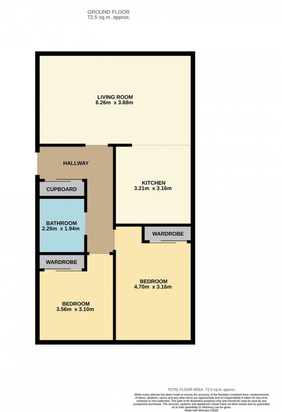 Floorplan for Kemback Street, Dundee