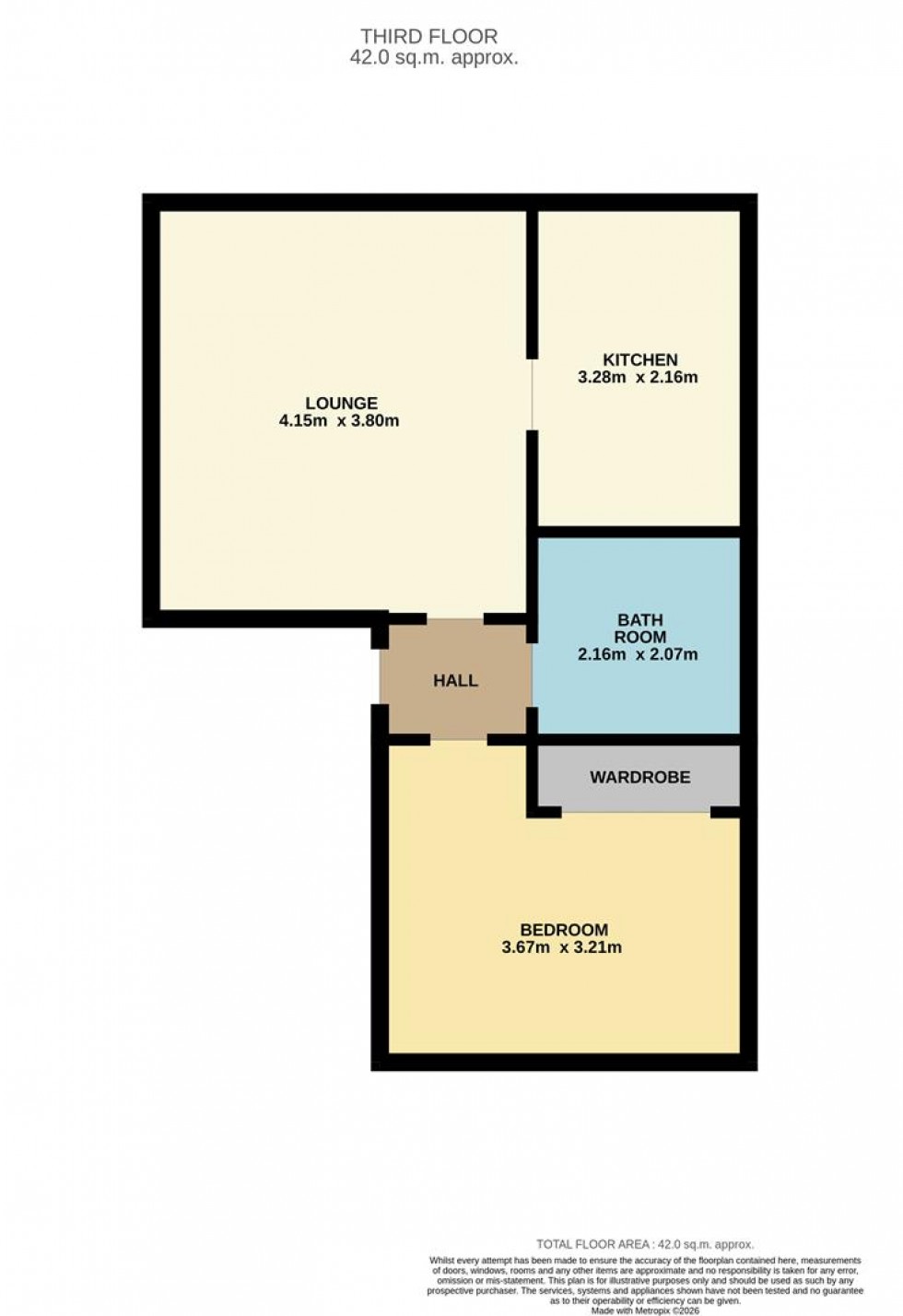 Floorplan for Wishart Archway, Dundee