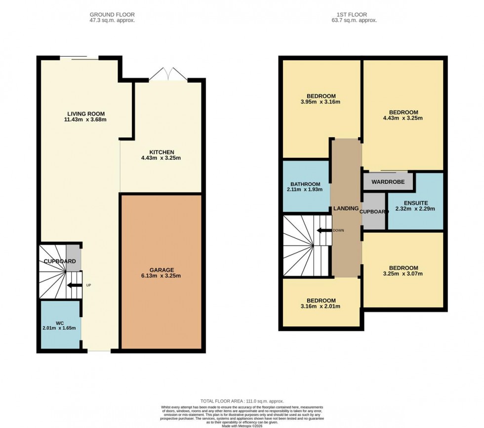 Floorplan for Adam Crescent, Dundee