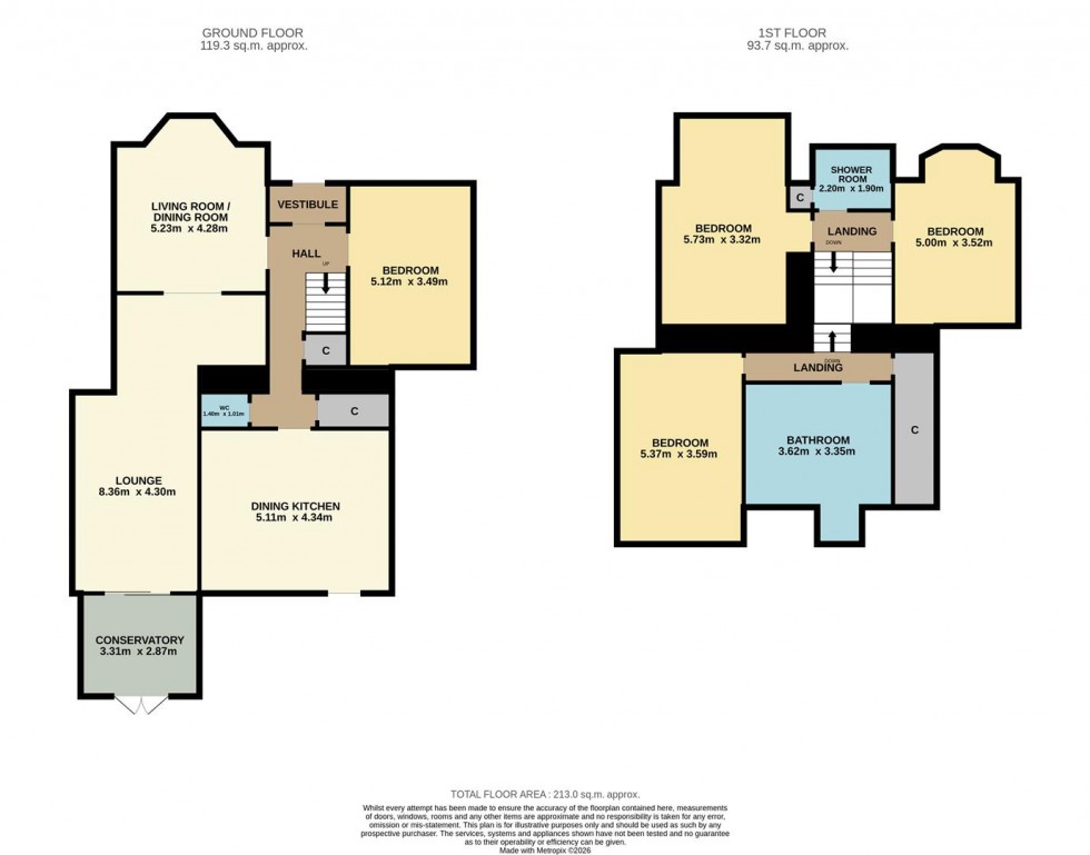 Floorplan for Links Parade, Carnoustie