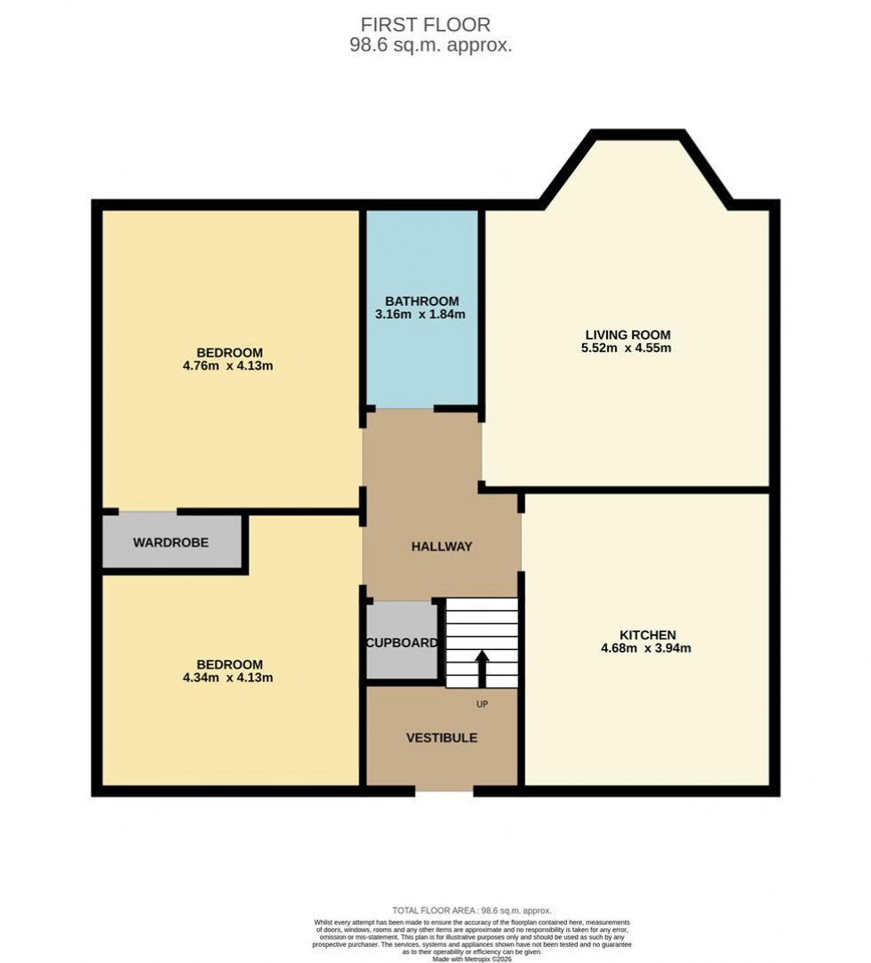 Floorplan for Albany Terrace, Dundee