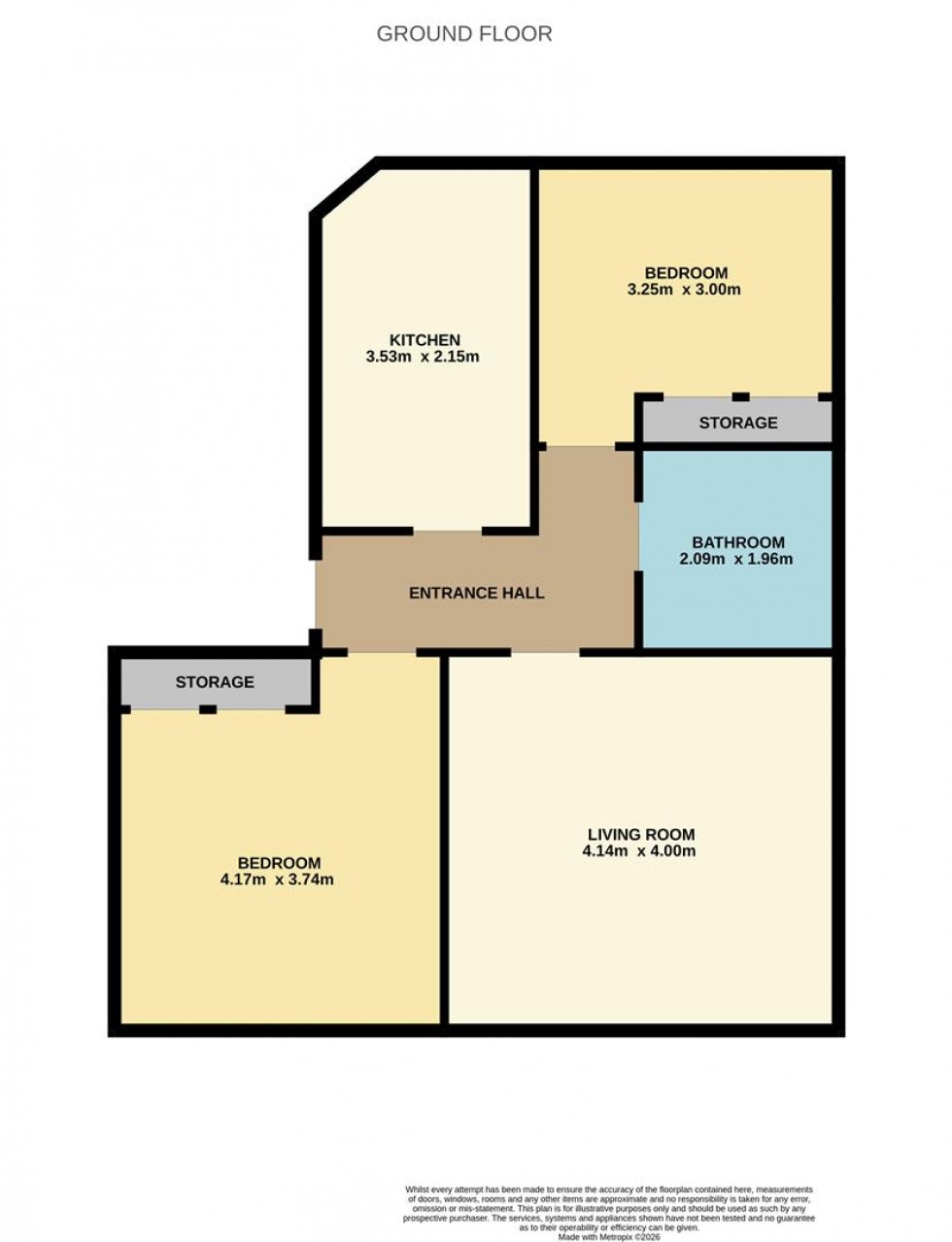 Floorplan for Brown Constable Street, Dundee