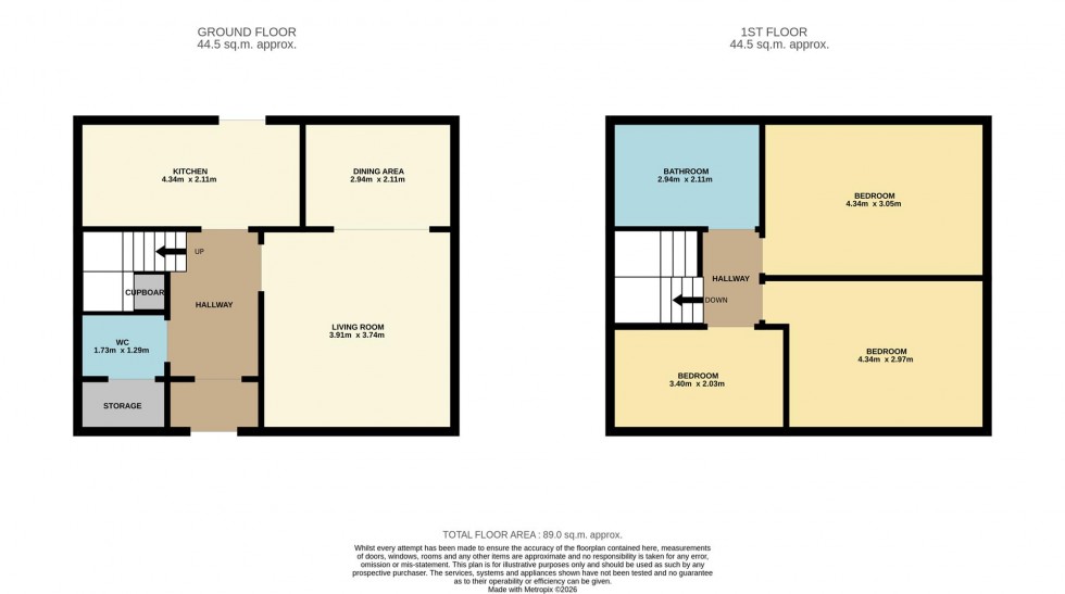 Floorplan for Forth Crescent, Dundee