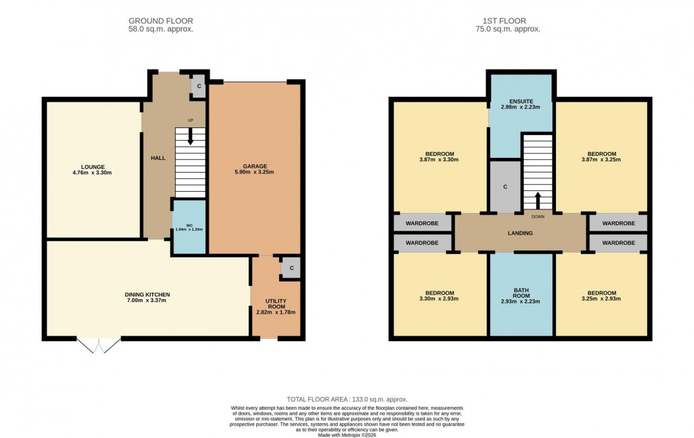 Floorplan for Osprey Terrace, Broughty Ferry, Dundee