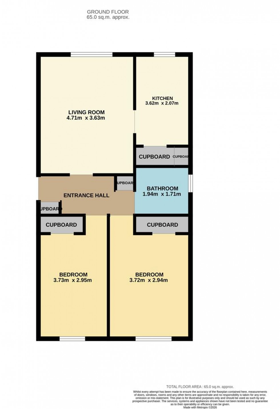 Floorplan for Strathmore Street, Broughty Ferry, Dundee