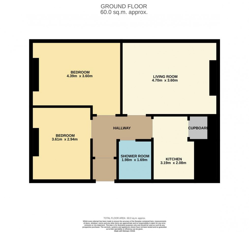 Floorplan for Ancrum Drive, Dundee