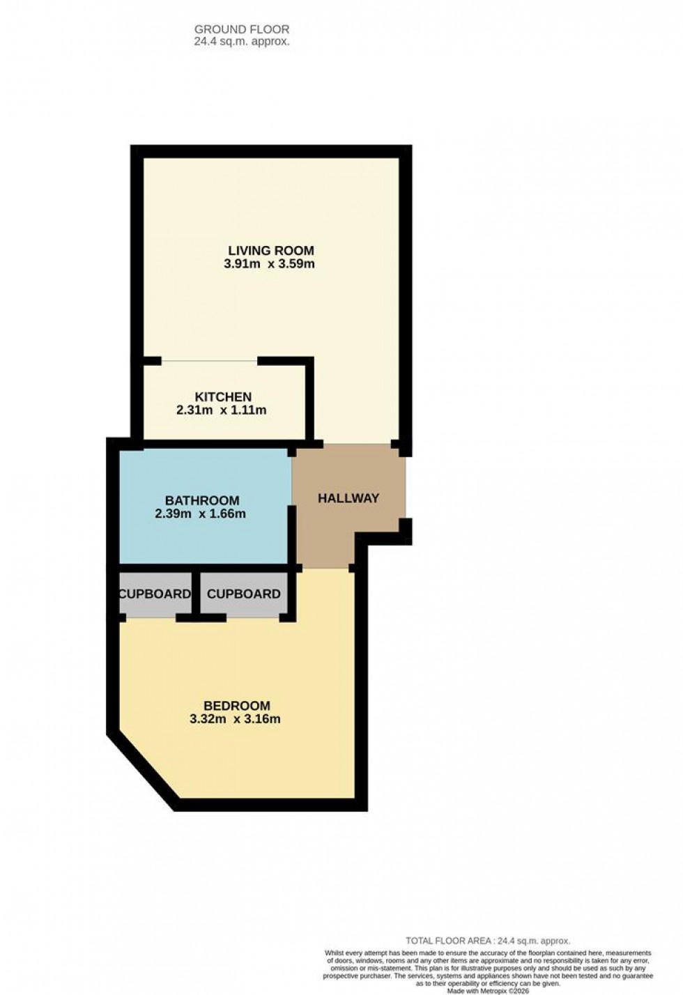 Floorplan for Corso Street, Dundee