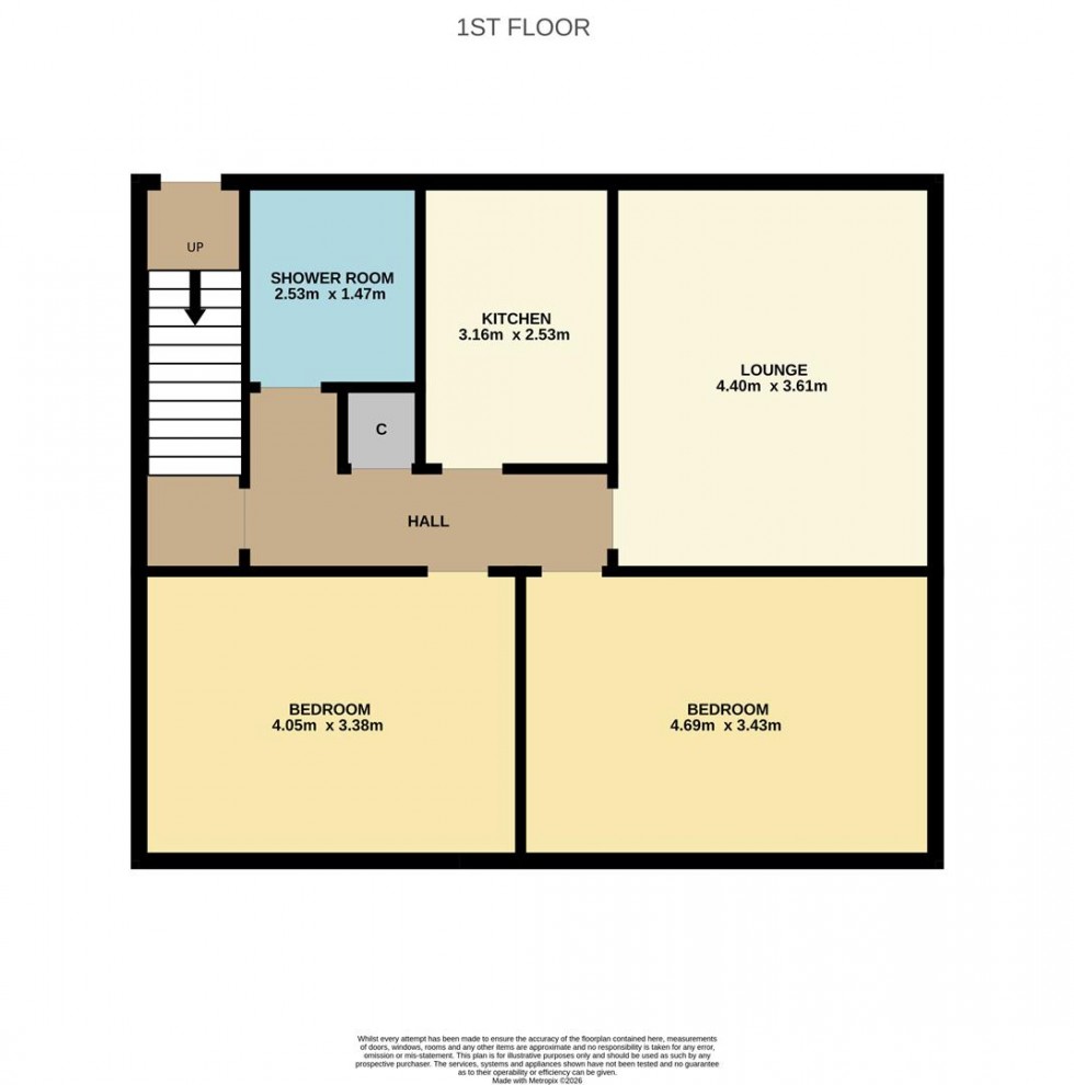 Floorplan for Byron Street, Dundee