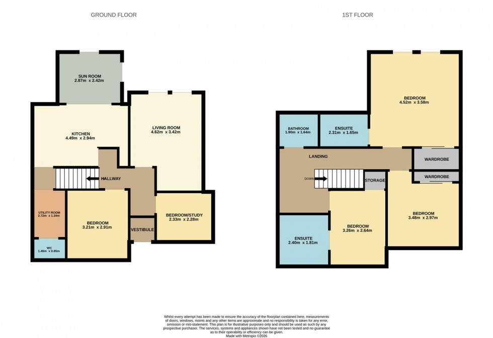 Floorplan for Chapman Drive, Carnoustie