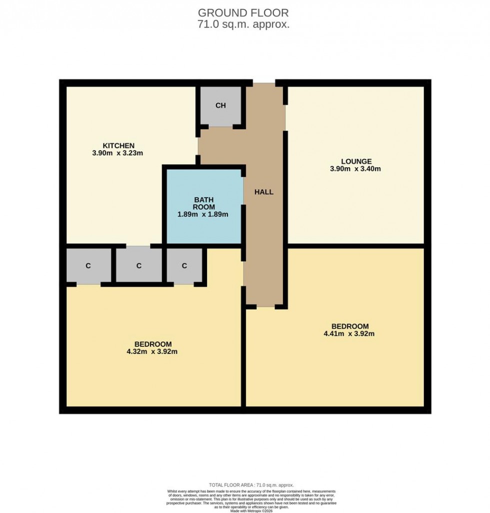 Floorplan for City Road, Dundee