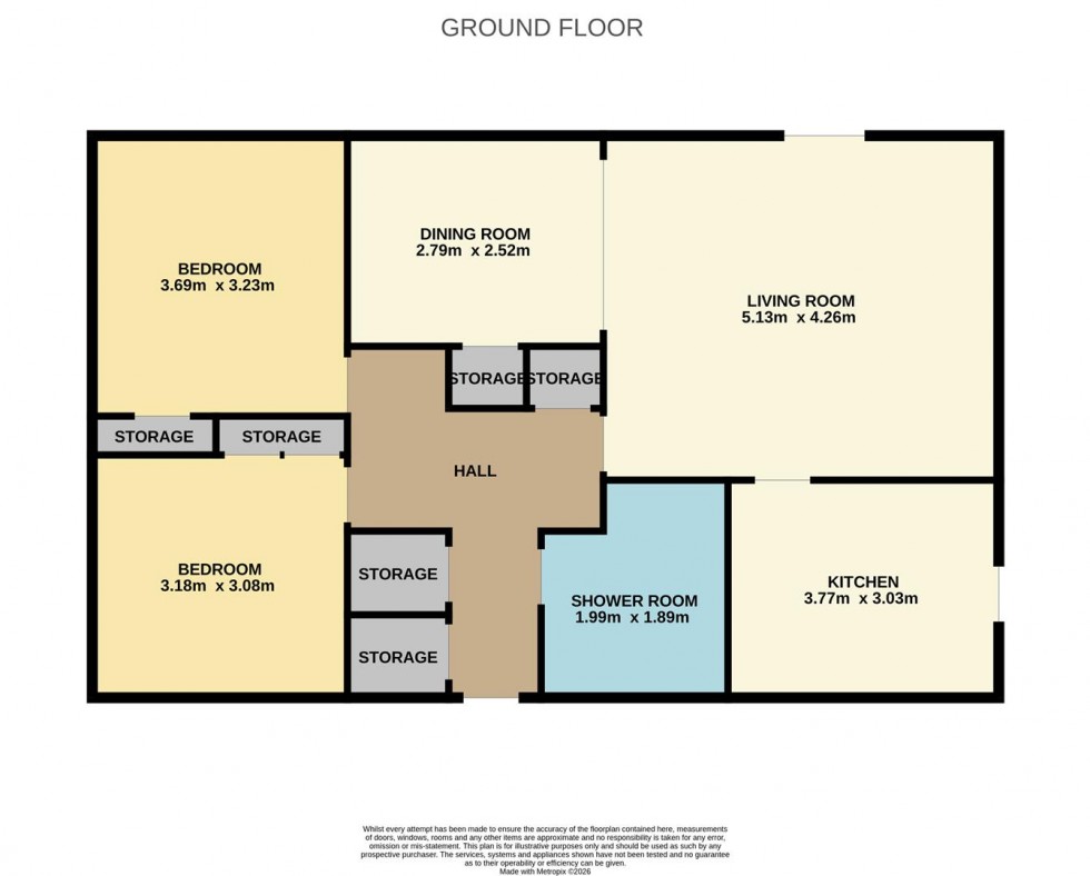 Floorplan for Drumgeith Road, Dundee