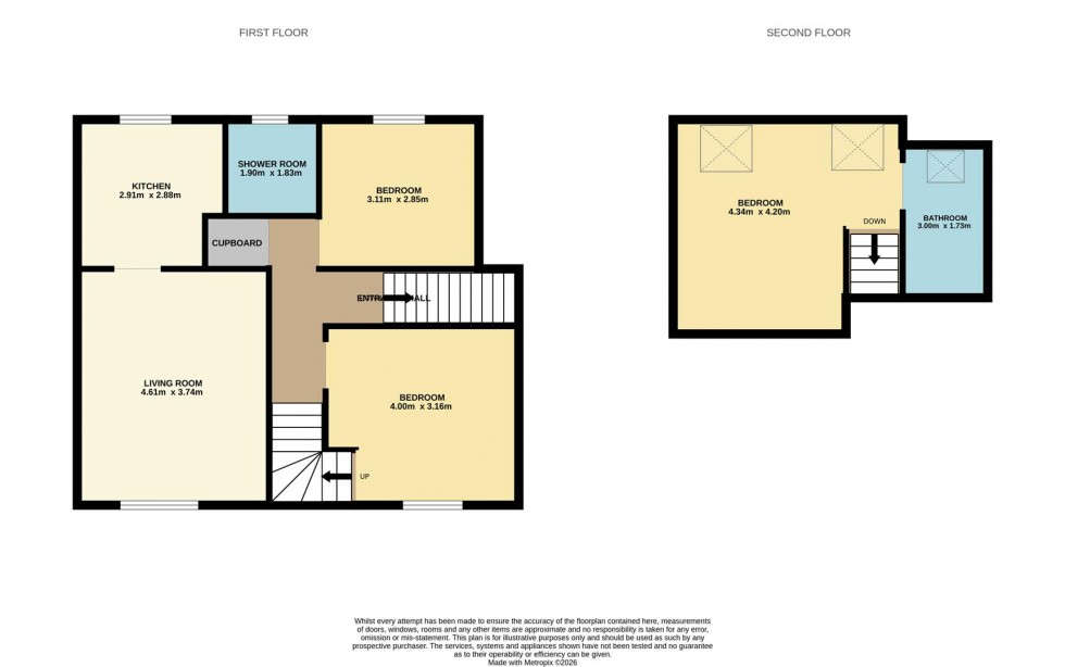 Floorplan for Norman View, Leuchars, St. Andrews