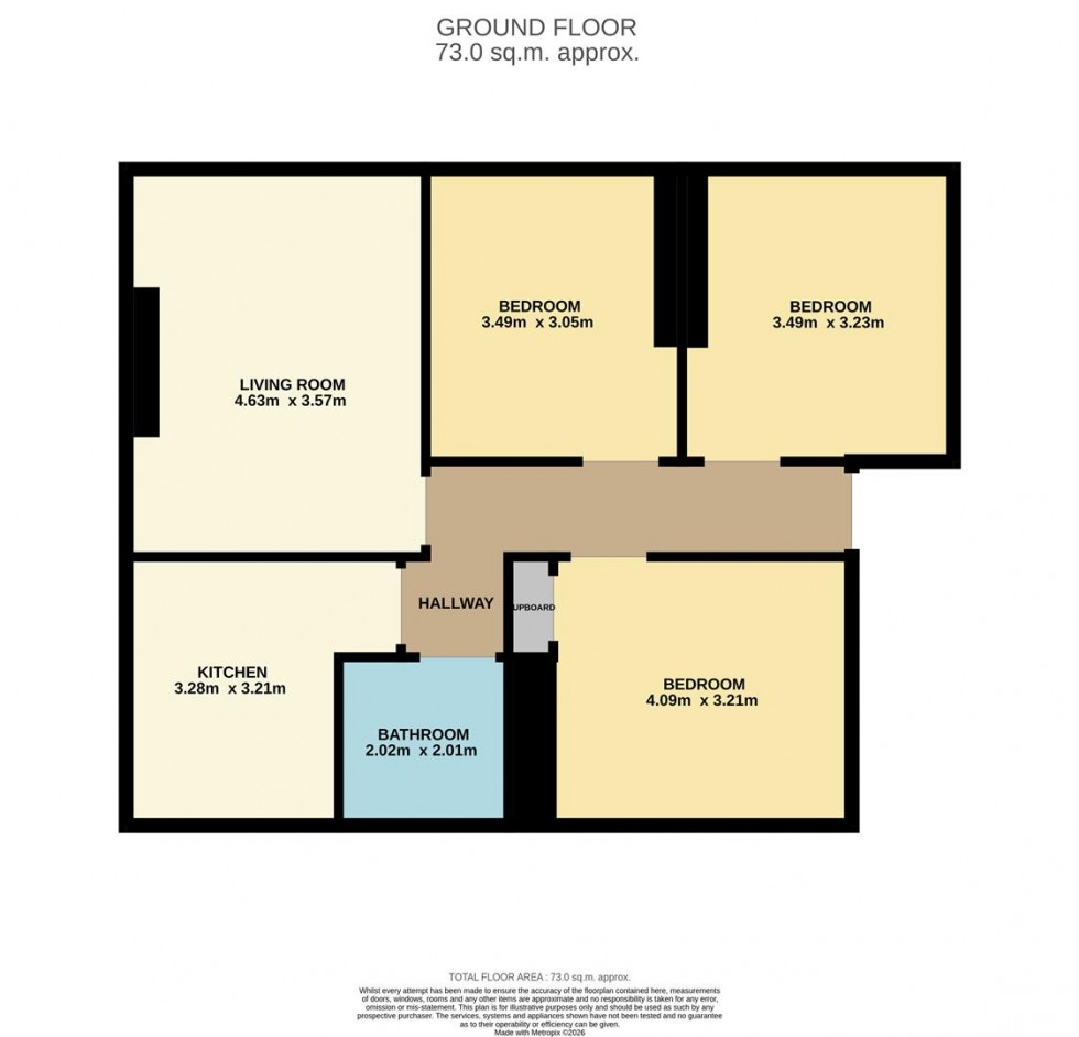 Floorplan for Kerrsview Terrace, Dundee