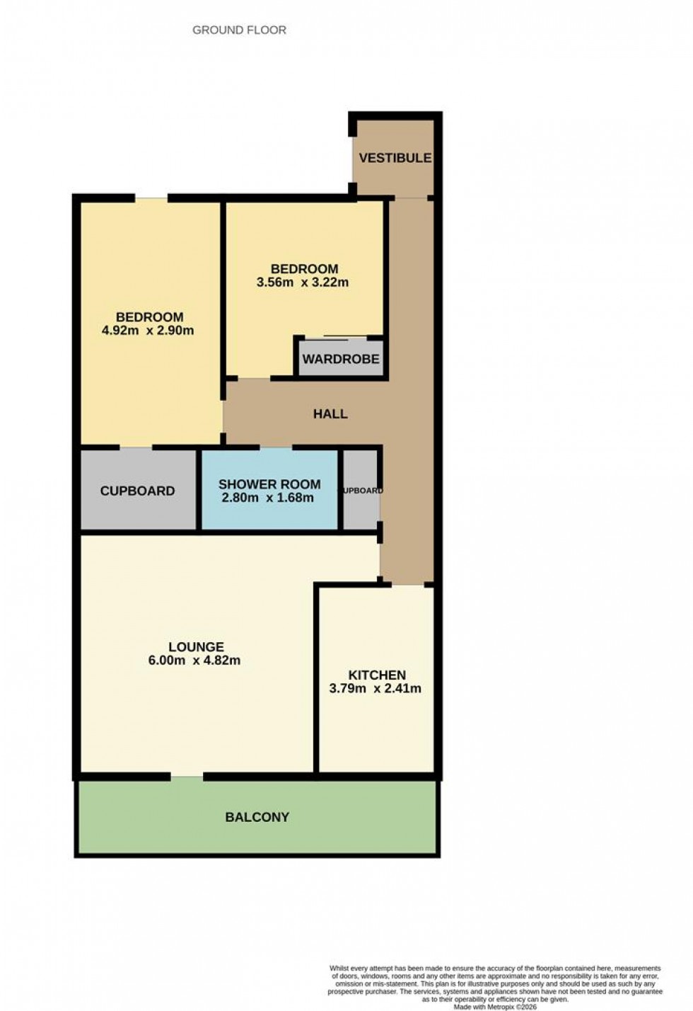 Floorplan for Lilybank Mews, Dundee