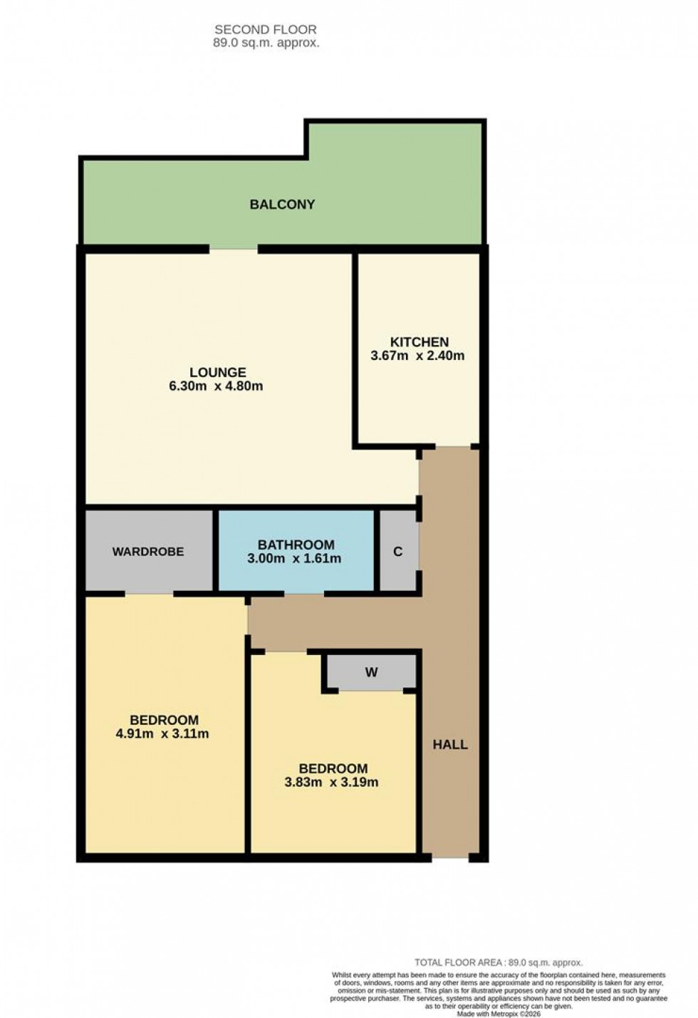 Floorplan for Lilybank Mews