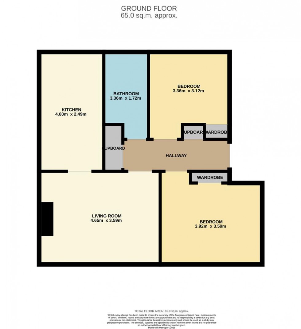 Floorplan for Lawton Terrace, Dundee