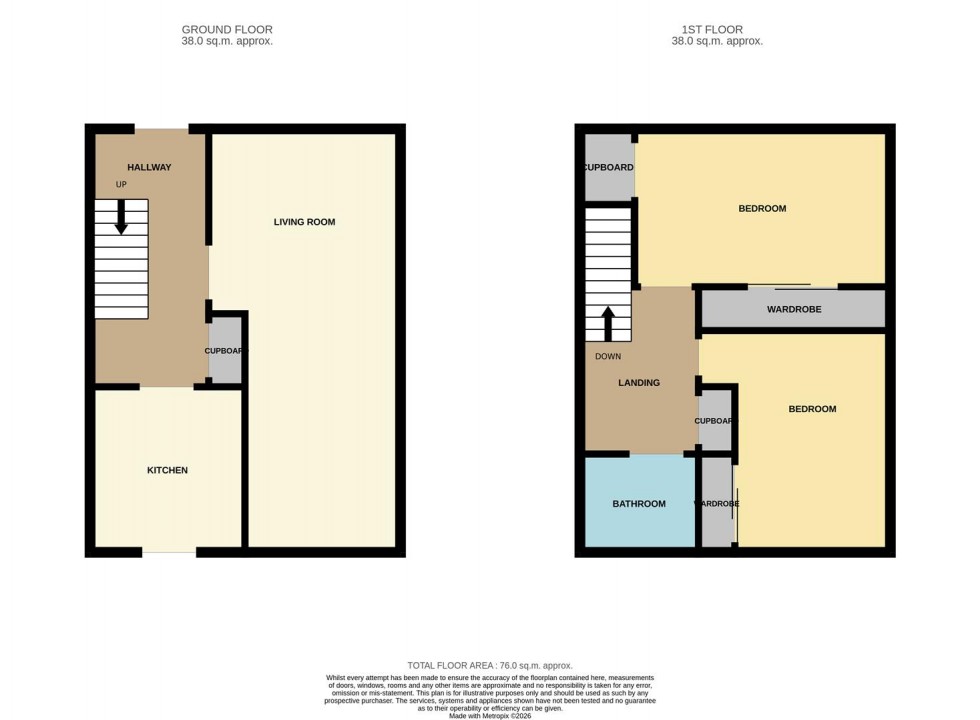 Floorplan for Whitfield Avenue, Dundee