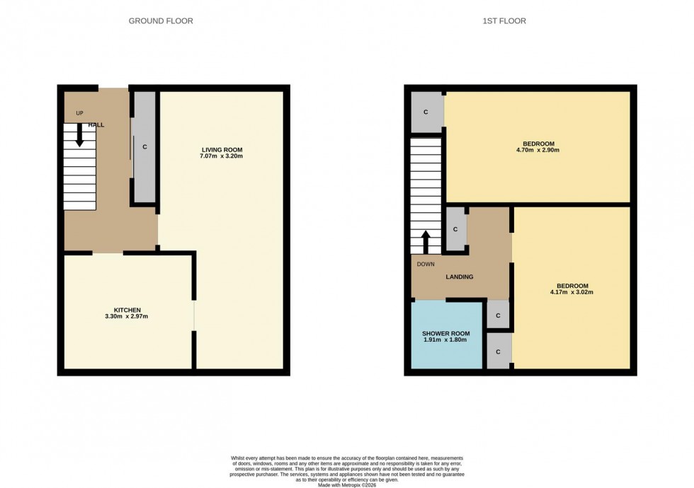 Floorplan for Wallace Place, Longforgan, Dundee