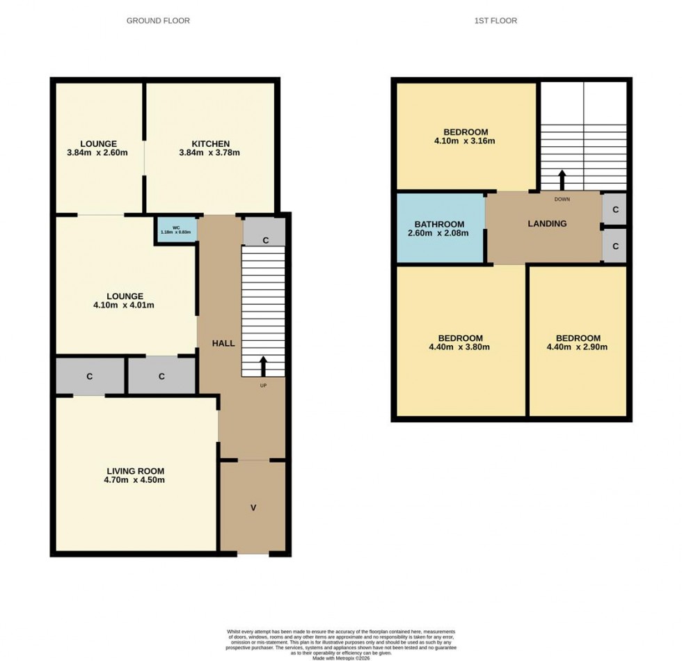 Floorplan for Lochty Street, Carnoustie