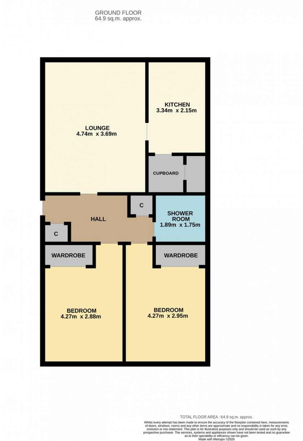 Floorplan for Hamilton Street, Broughty Ferry, Dundee