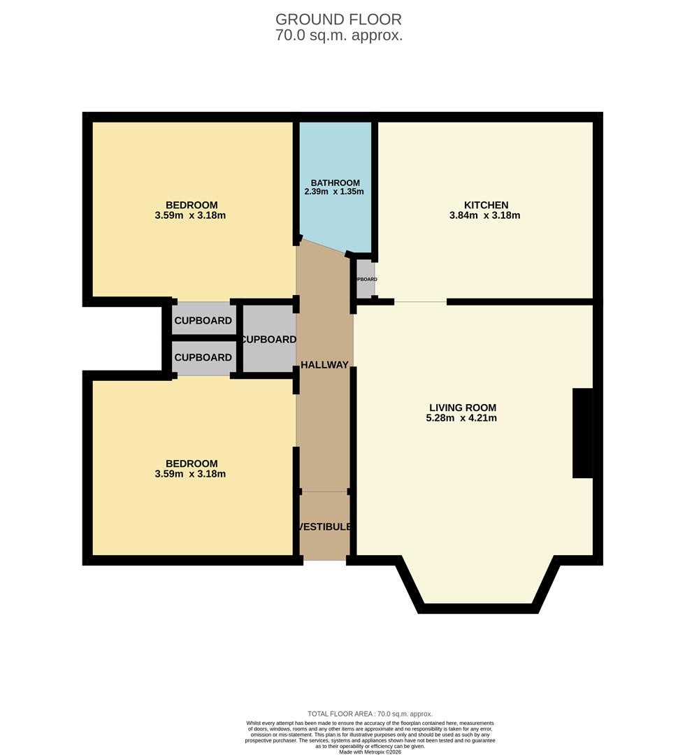 Floorplan for Elm Street, Dundee