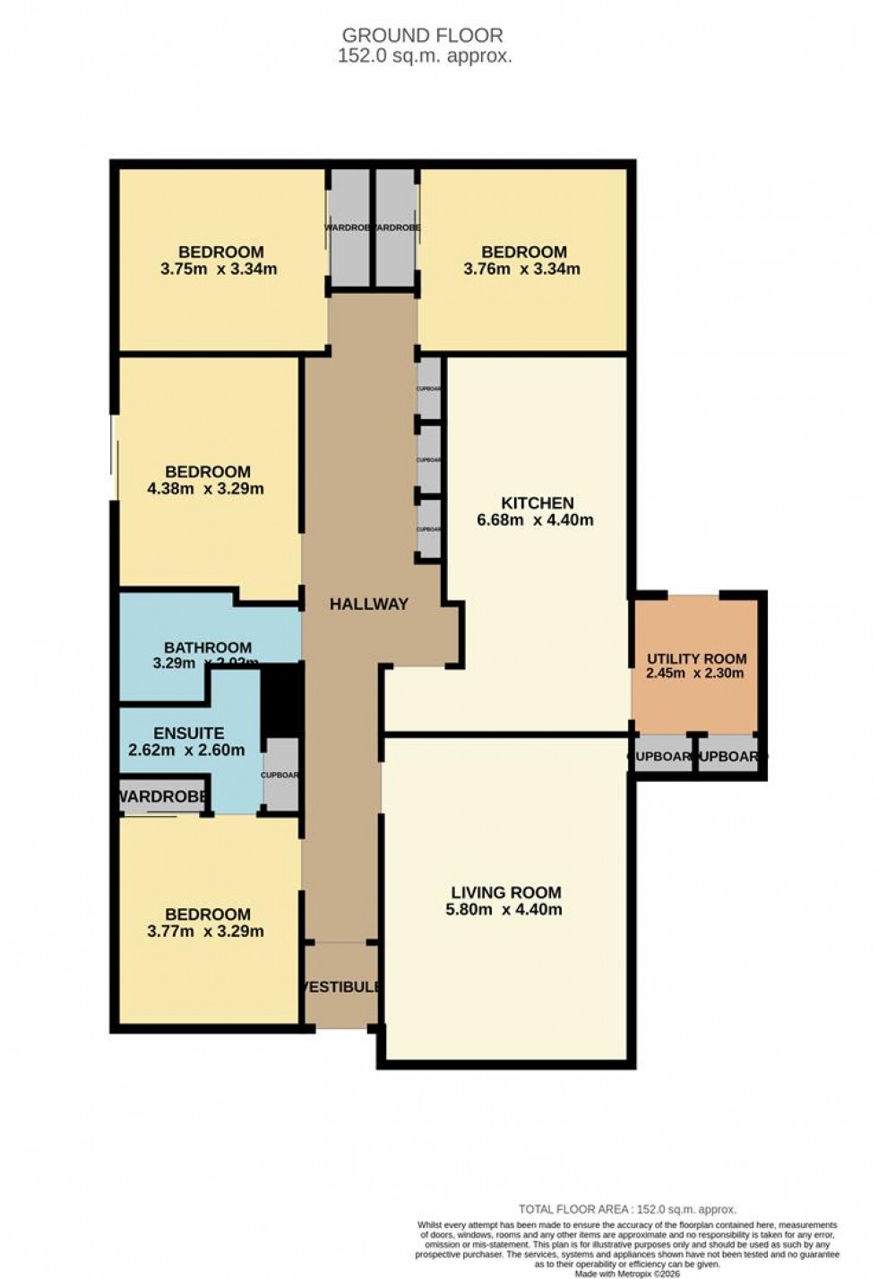 Floorplan for Beechwood Crescent, Kirriemuir