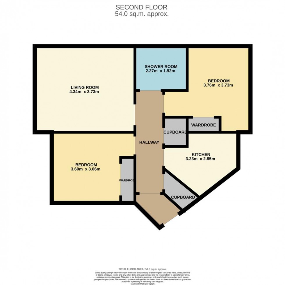 Floorplan for Arbroath Road, Dundee