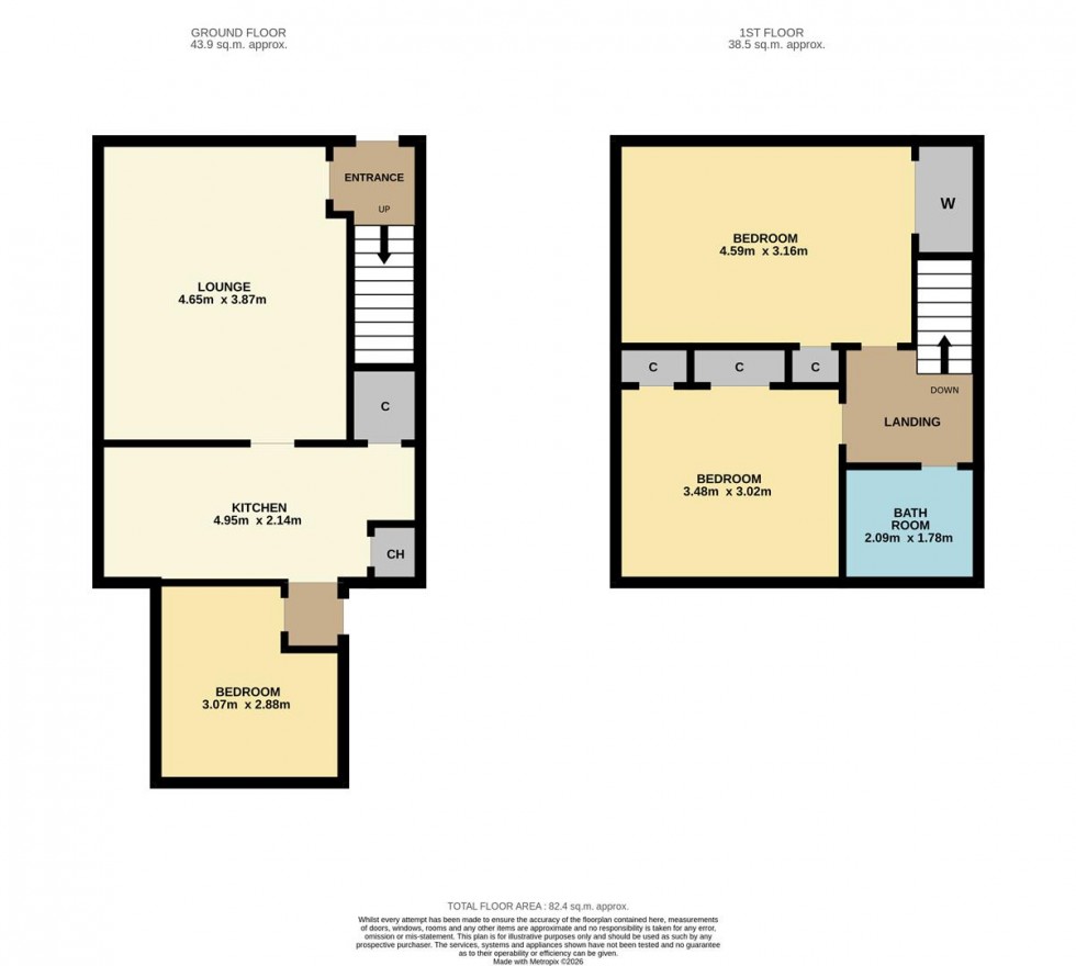 Floorplan for Balbeggie Terrace, Dundee