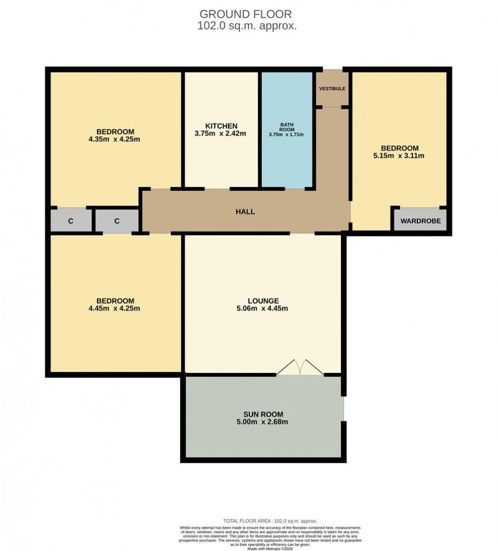 Floorplan for Dundee Loan, Forfar