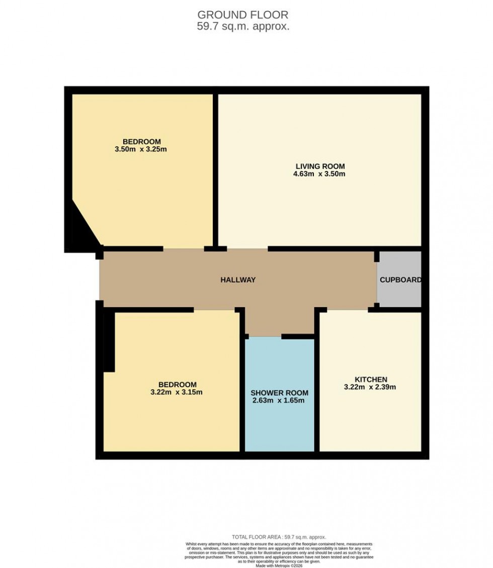 Floorplan for Sandeman Street, Dundee