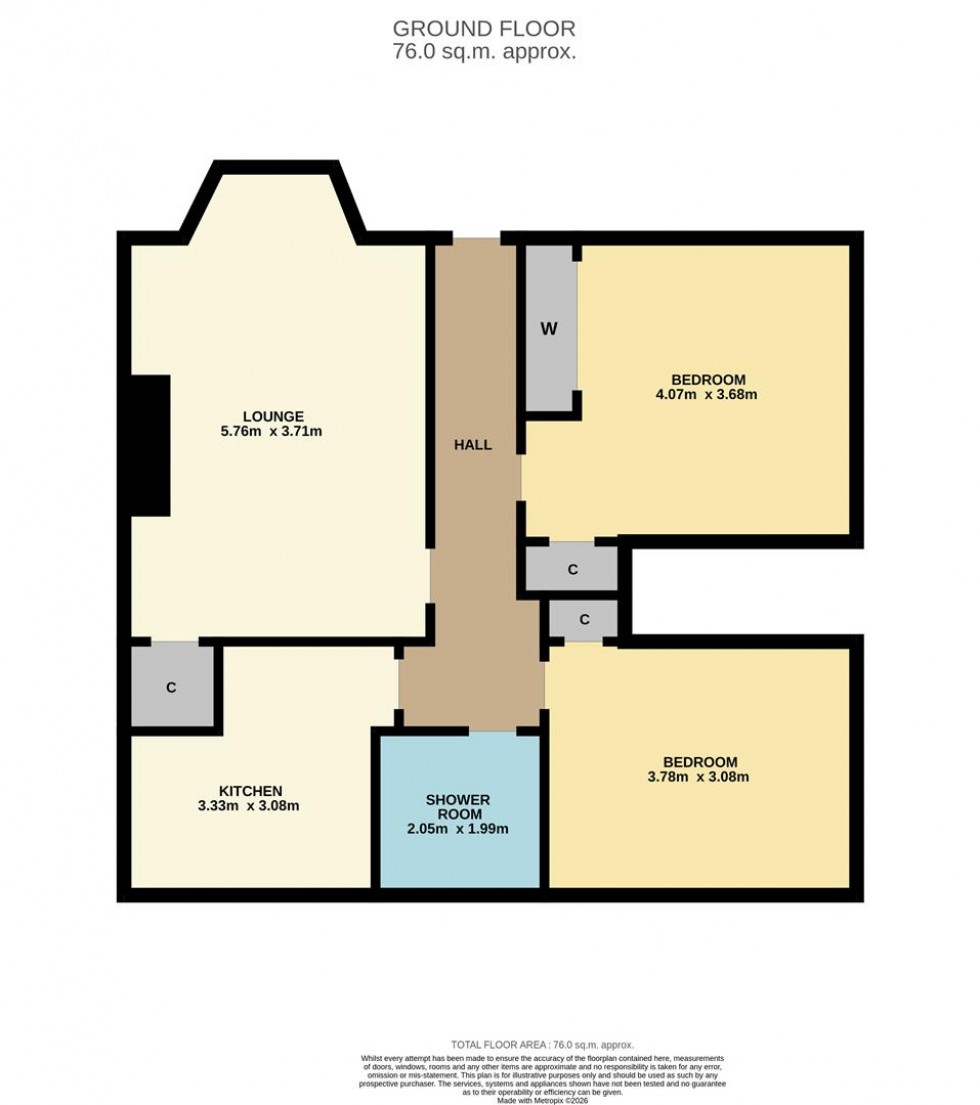 Floorplan for Ivanhoe Place, Dundee